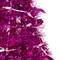 6ft. Pre-Lit Pink Tinsel Pop-Up Artificial Christmas Tree, Clear Lights